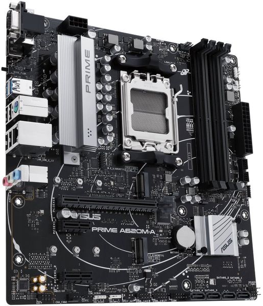 ASUS PRIME A620M-A-CSM/AM5/mATX Základná doska, AMD A620, AM5, 4× DDR5 DIMM (max. 192GB), 2× M.2, HDMI, DisplayPort, VGA, mATX