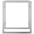 vidaXL Stojan na krbové drevo 50x28x56 cm nehrdzavejúca oceľ