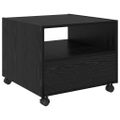 vidaXL Konferenčný stolík Čierny dub 55 x 55 x 45cm Kompozitné drevo