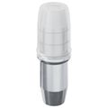 vidaXL Policová klin 12 Strieborná 7 x 16 mm Železo