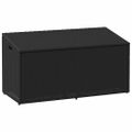 vidaXL Záhradný úložný box čierny 110x50x58 cm polyratan