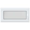 vidaXL Otočné a sklopné okno do suterénu RISOR 100 x 50 cm PVC a sklo
