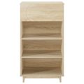 vidaXL Skriňa na topánky 48 x 38 x 87,5 cm Kompozitné drevo Dub sonoma