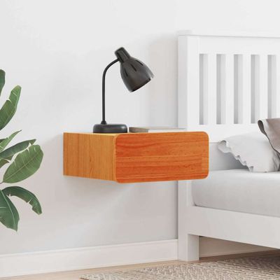 vidaXL Nočný stolík so zásuvkou 2 pcs Včelí hnedý 39 x 34 x 16,5 cm