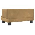 vidaXL Pelech pre psa hnedý 60x40x30 cm zamat