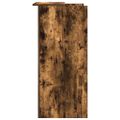 vidaXL Recepčný stôl dymový dub 55x50x103,5 cm kompozitné drevo