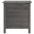 vidaXL Záhradný úložný box antracitový 50x49x56,5 cm jedľový masív