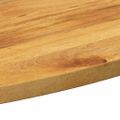 vidaXL Stolová doska 120x50x3,8 cm oválna masívny mangovník