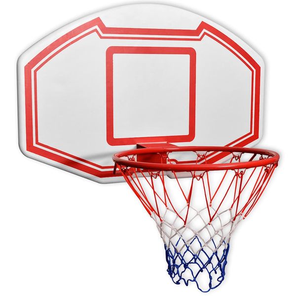vidaXL 3-dielna sada basketbalového koša na stenu, 90x60 cm