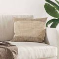 vidaXL Vankúš 2 ks 62 x 31 x 0 cm Polyester Biela