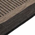 vidaXL Vonkajší koberec s plochým tkaním 80x250 cm tmavohnedý