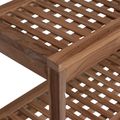vidaXL Bočný stolík do kúpeľne s úložiskom Prírodná 60 x 30 x 45 cm