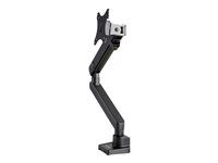 One-touch Adjustment (ARMSLIM2USB3) - Montážna sada (kĺbové rameno, svorka na montáž na stôl, svorka s priechodkou) - Tenší plne pohyblivý - pre LCD displej/zahnutý LCD displej - vysoko odolný hliník - čierna - veľkosť obrazovky: 17"-34" - upevniteľné na stôl