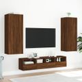 vidaXL TV nástenná skrinka hnedý dub 40,5x30x102 cm kompozitné drevo