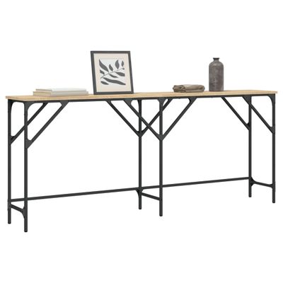 vidaXL Konzolový stolík dub sonoma 180x29x75 cm kompozitné drevo
