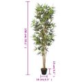 vidaXL Umelý bambusový strom 828 listov 150 cm zelený