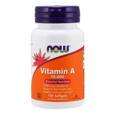 Vitamín A 10 000 IU - NOW Foods