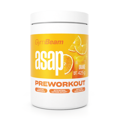 ASAP Pre-Workout - GymBeam, pomaranč