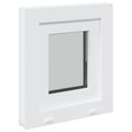 vidaXL Biele vnútorné farby okna v suteréne RISOR 40 x 45 cm