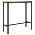 vidaXL stôl Sonoma dub 100 x 40 x 100,5 cm Inžinierske drevo a oceľ
