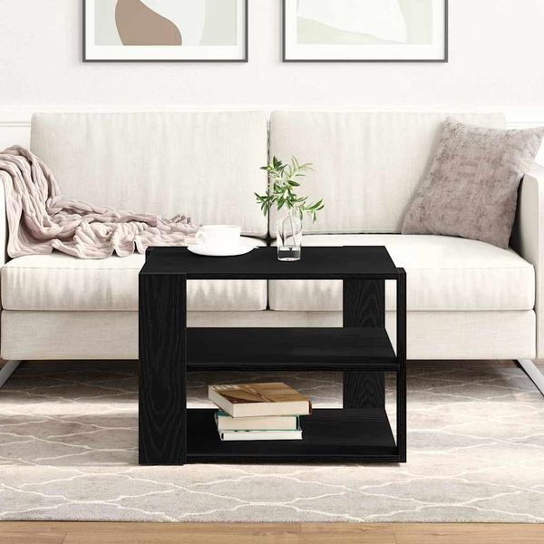 vidaXL Konferenčný stolík Čierny Dub 58 x 58 x 40 cm