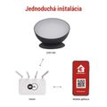 GoSmart LED ambientná lampa, čierna, teplá biela–studená biela/ RGB, WiFi