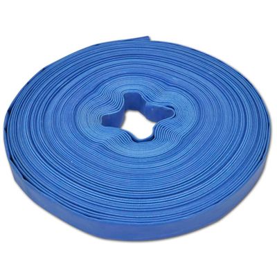 vidaXL Plochá hadica 50 m, 1", PVC, na vodu