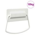 vidaXL Rukoväte na kuchyňu Biela 85 x 45 mm Kov