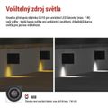 LED záhradné stienkové svetlo EMOS ZGF010P, 8,8 x 6,7 x 8 cm, 1 x GU10, 35 W