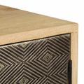 vidaXL Komoda 120x30x75 cm masívne mangovníkové drevo