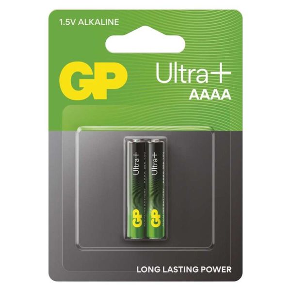 Alkalická špeciálna batéria GP Ultra Plus 25A (AAAA, LR61) 1,5 V, 2 ks