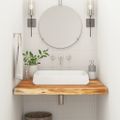 vidaXL Kúpeľňová doska 70x60x3,8 cm obdĺžnik akáciový masív