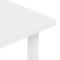 vidaXL Záhradný stôl, biely 80x75x72 cm, plast
