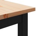 vidaXL lavička Prírodná 80 x 35 x 45 cm Masívne borovicové drevo