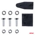 Klakson fanfára chróm 640 mm 12V 24V AMiO-0407