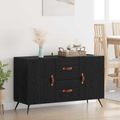 vidaXL Servírovacia skriňa Čierny dub 100 x 36 x 60 cm