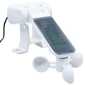 vidaXL Automatická markíza, LED a senzor vetra 350x250 cm, žltá/biela