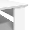 vidaXL Konferenčný stolík Biela 64 x 54 x 44 cm Kompozitné drevo
