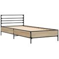 vidaXL Rám postele Dub sonoma 80 x 200 cm Kompozitné drevo