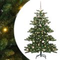 vidaXL Umelý Sklápací Vianočný Stromček Zelená 150 cm PVC a oceľ