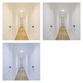 LED prisadené svietidlo, kruhové, biele, 21W, CCT