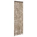 vidaXL Záves proti hmyzu, béžový a hnedý 56x185 cm, ženilka