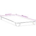 vidaXL Chránič matraca biela 80x200 cm vodeodolné