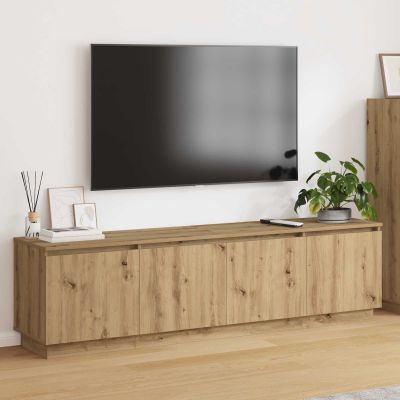 vidaXL TV skrinka Remeselný dub 180 x 38 x 49 cm Kompozitné drevo