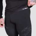 Seamless legíny Static Black - GymBeam, veľkosť L, 72% polyester, 23% nylon 5% elastane