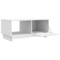 vidaXL Konferenčný stolík Biela 90 x 50 x 40 cm Kompozitné drevo