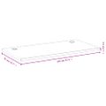 vidaXL Doska stola 110x55x2,5 cm bambus