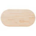 vidaXL Stolová doska 100x50x2,5 cm masívne borovicové drevo oválny tvar