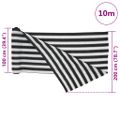 vidaXL Tieniaca sieť antracitovo-biela 2x10 m HDPE 195 g/m²