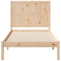 vidaXL Extra dlhá posteľ bez matraca 90x220 cm masívne drevo
